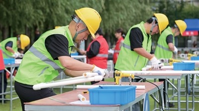 河北省石家庄市职工职业技能大赛供水行业三个工种同时开赛 以赛促练比拼技能